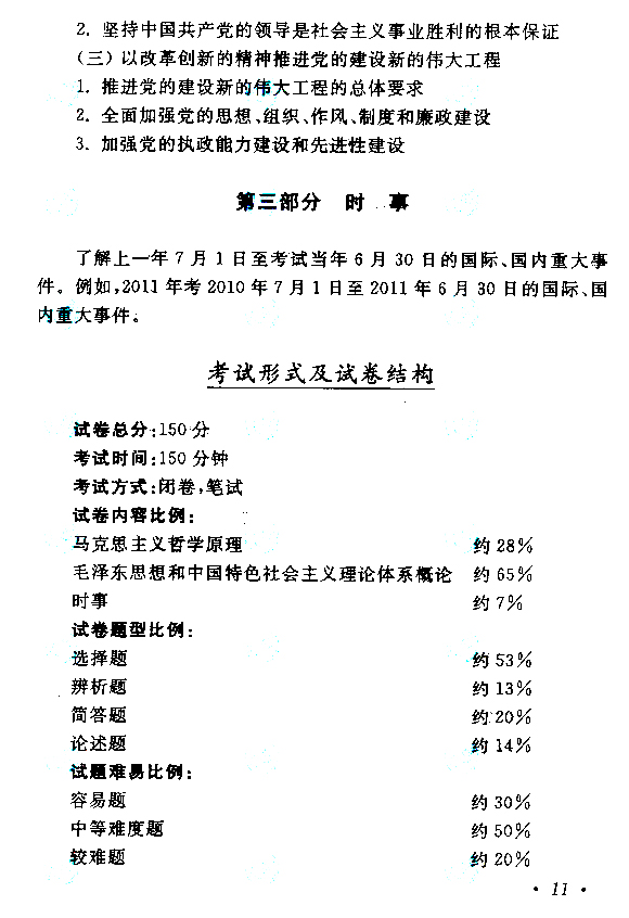 2021年湖北成人高考專(zhuān)升本層次《政治》科目考試大綱圖2