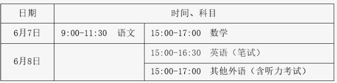 北京2021高考時(shí)間是幾月幾號(hào)？