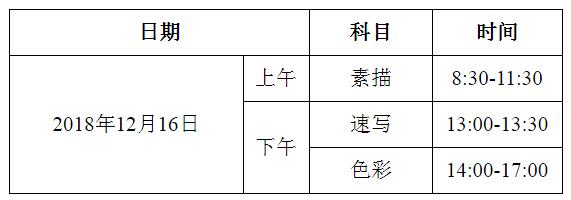 2019年浙江省普通高校招生美術(shù)類專業(yè)統(tǒng)一考試報(bào)考簡(jiǎn)章