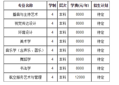 2021年河北民族師范學(xué)院藝術(shù)類招生專業(yè)計(jì)劃