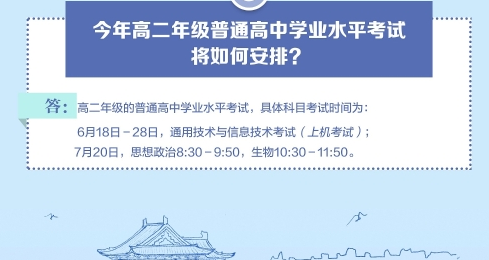2020年江西吉安普通高中學(xué)業(yè)水平考試時(shí)間公布（會考時(shí)間）