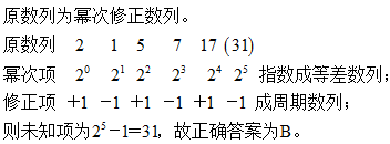 2021年湖北公務(wù)員考試行測(cè)練習(xí)：數(shù)字推理（132）