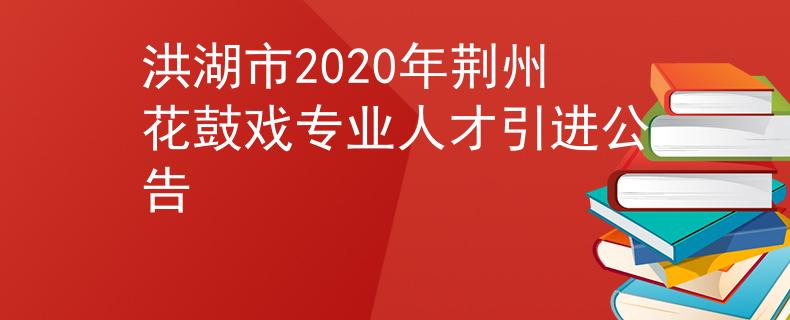 洪湖市2020年荊州花鼓戲?qū)I(yè)人才引進(jìn)公告