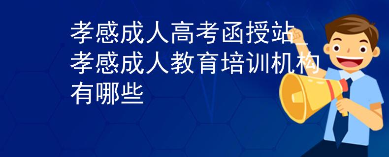孝感成人高考函授站_孝感成人教育培訓(xùn)機(jī)構(gòu)有哪些