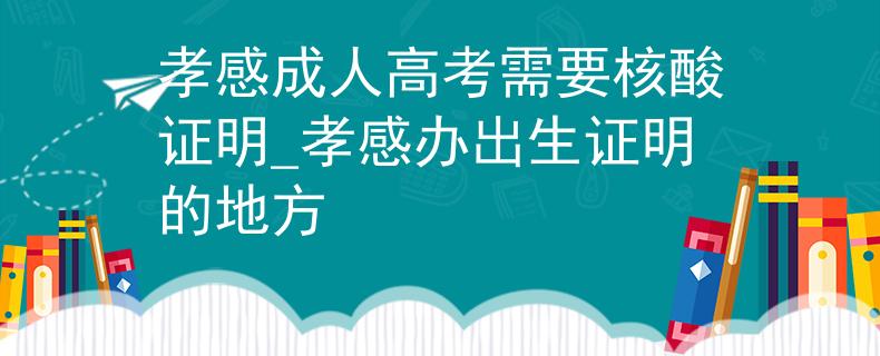 孝感成人高考需要核酸證明_孝感辦出生證明的地方 孝感成人高考需要核酸證明_孝感辦出生證明的地方