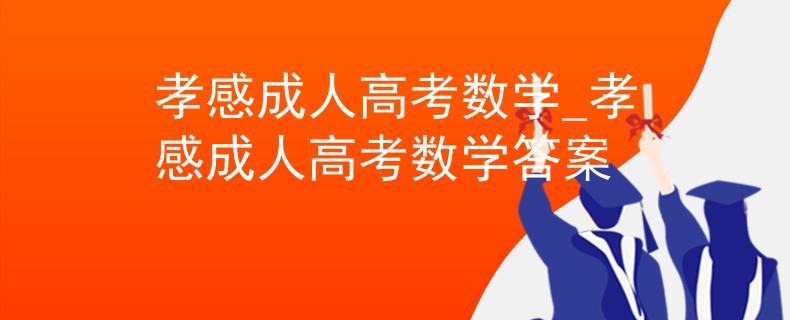 孝感成人高考數(shù)學(xué)_孝感成人高考數(shù)學(xué)答案