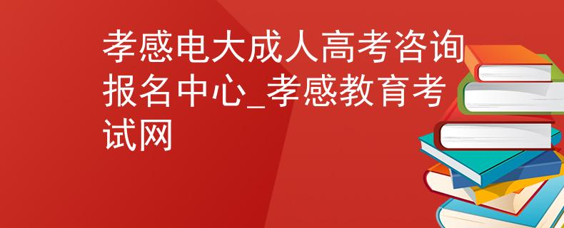 孝感電大成人高考咨詢報(bào)名中心_孝感教育考試網(wǎng)