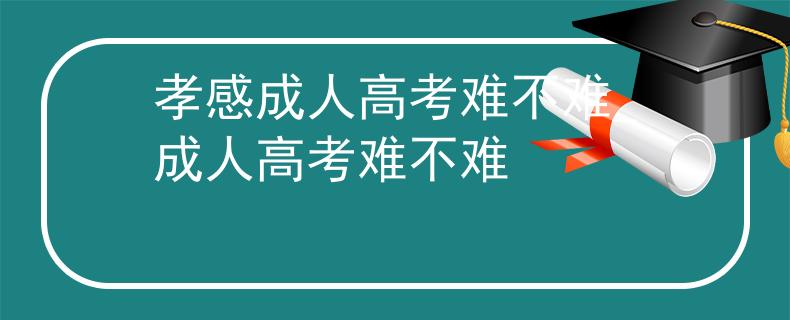 孝感成人高考難不難_成人高考難不難 孝感成人高考難不難_成人高考難不難