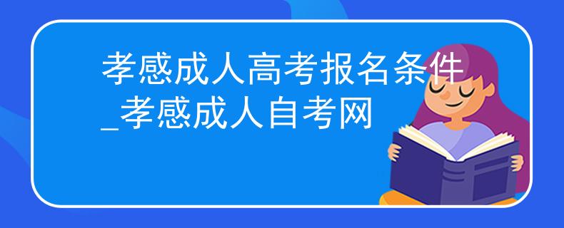 孝感成人高考報(bào)名條件_孝感成人自考網(wǎng)