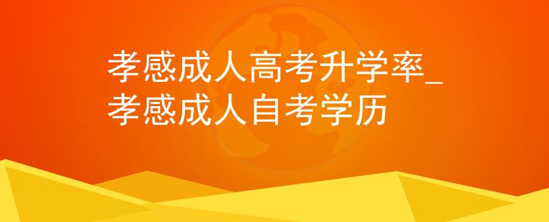 孝感成人高考升學(xué)率_孝感成人自考學(xué)歷