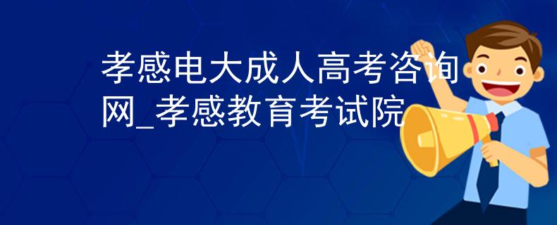 孝感電大成人高考咨詢網(wǎng)_孝感教育考試院