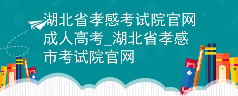 湖北省孝感考試院官網(wǎng)成人高考_湖北省孝感市考試院官網(wǎng)