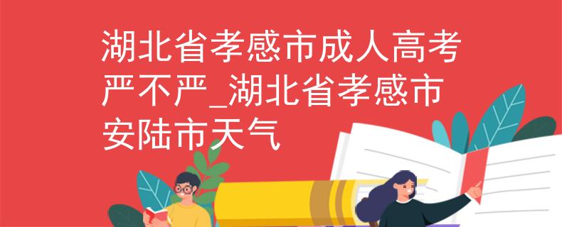 湖北省孝感市成人高考嚴不嚴_湖北省孝感市安陸市天氣