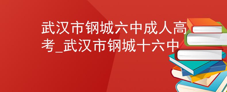 武漢市鋼城六中成人高考_武漢市鋼城十六中